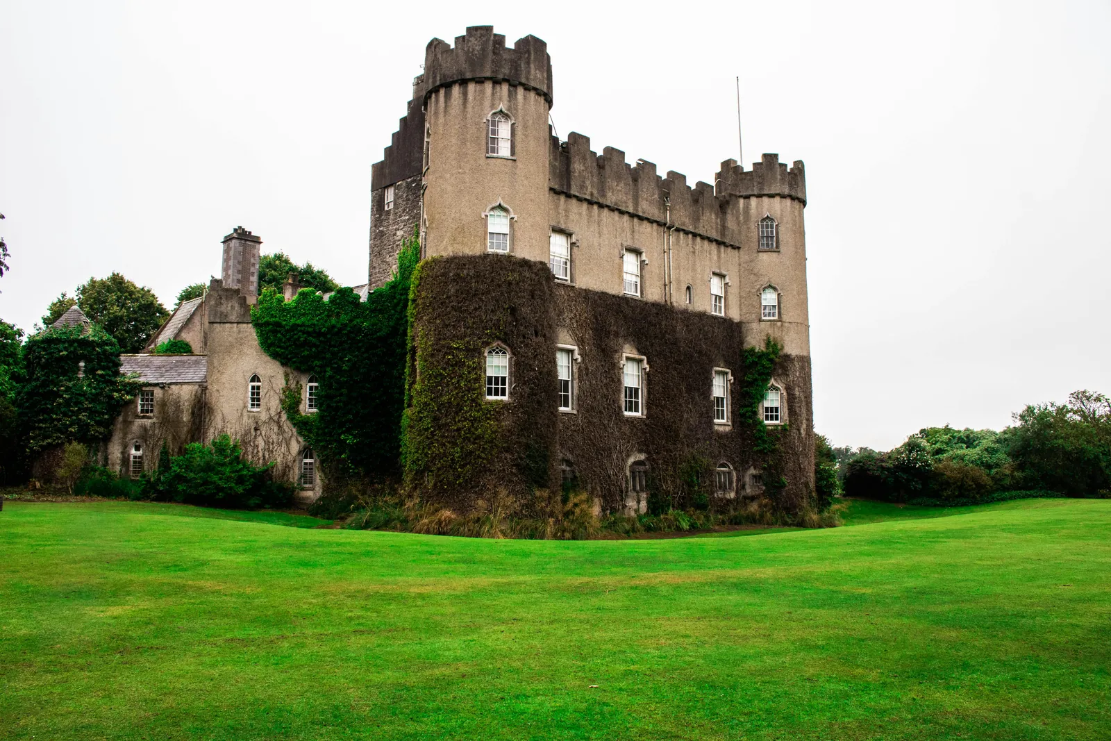 Malahide Castle on a private coastal tour from Dublin